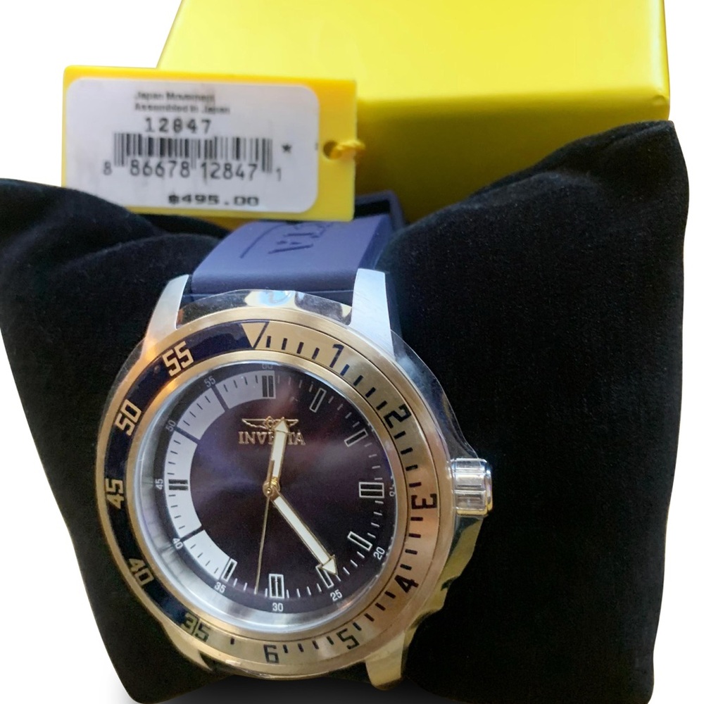 Invicta Black and Silver Men's Watch